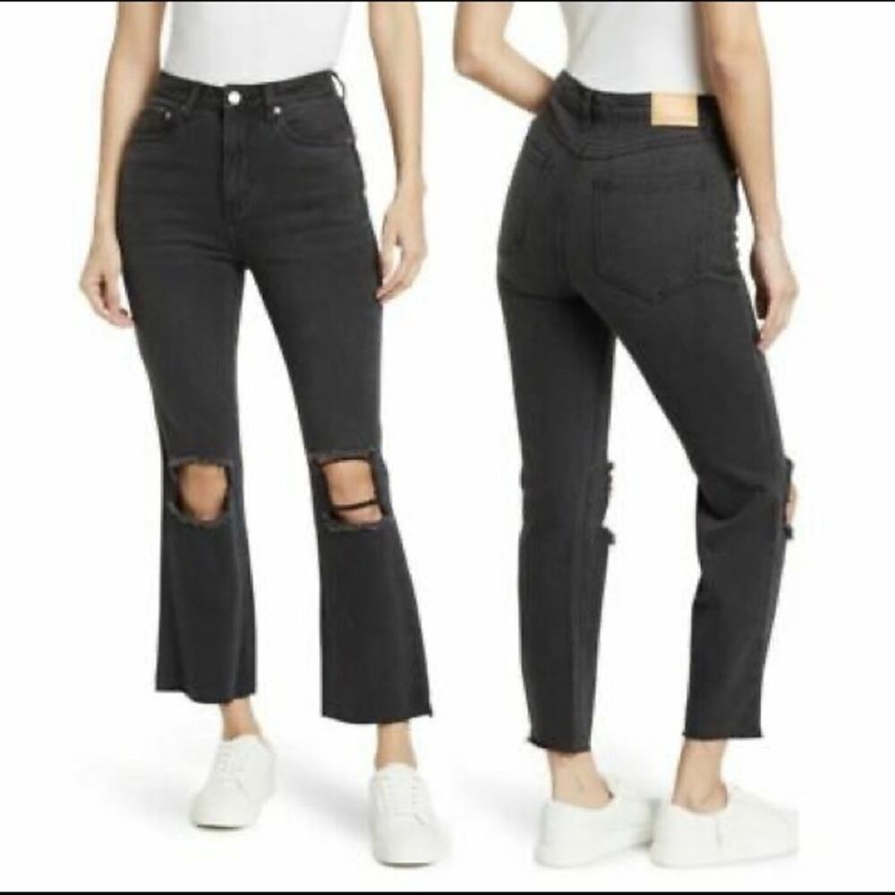 NWT Avec Les Filles Black High Waisted Jeans‎